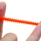 10 pçs/lote 80mm/0.76g mar worm milípede simulação isca macia chumbo gancho gabarito iscas macias silicone wobblers iscas para pesca no mar